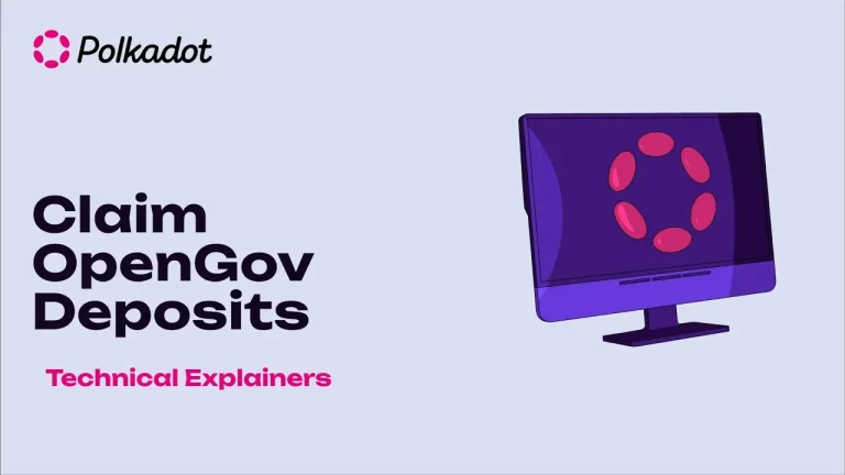 polkadot claim opengov deposits