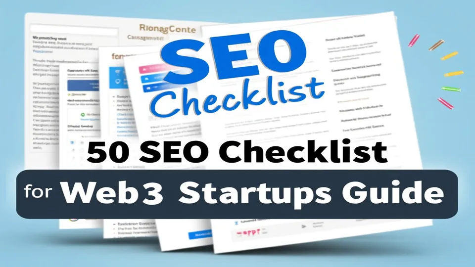 50 seo checklist web3