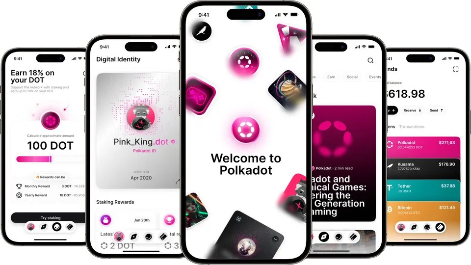 new polkadot mobile app