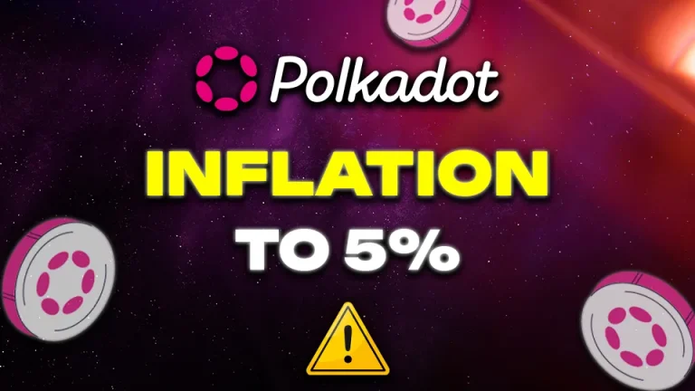 polkadot inflation to 5 percent